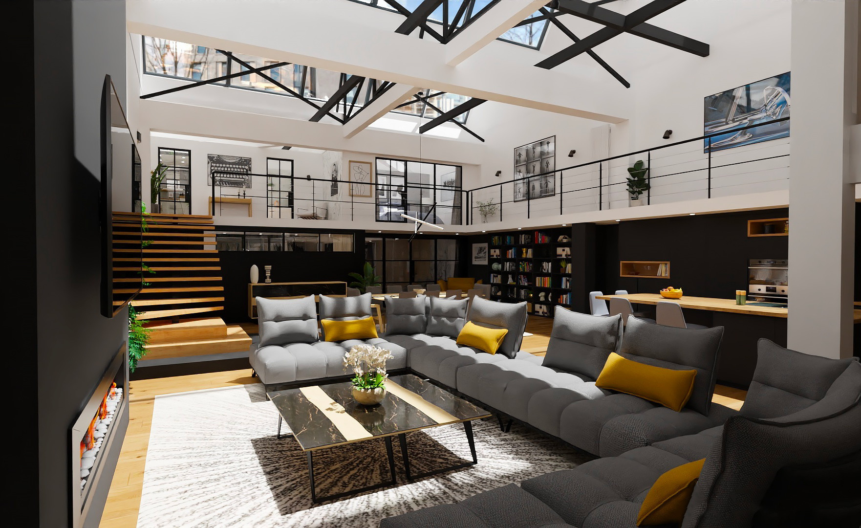 Image de Canapé 2,5 places dossiers avance-recule Blendy Product