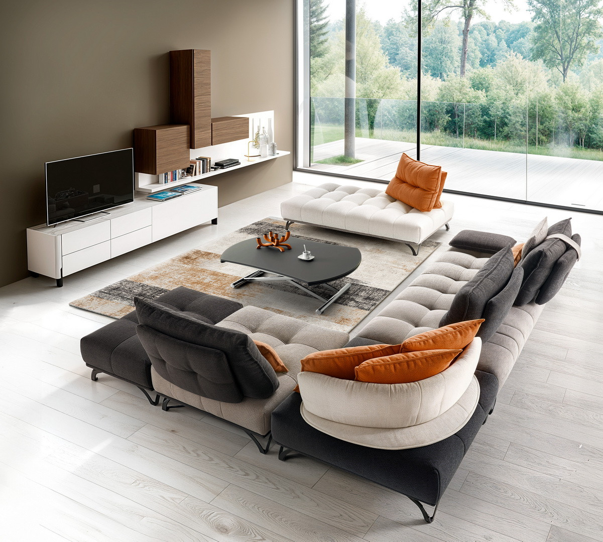 Image de Canapé 2,5 places dossiers avance-recule Blendy Product