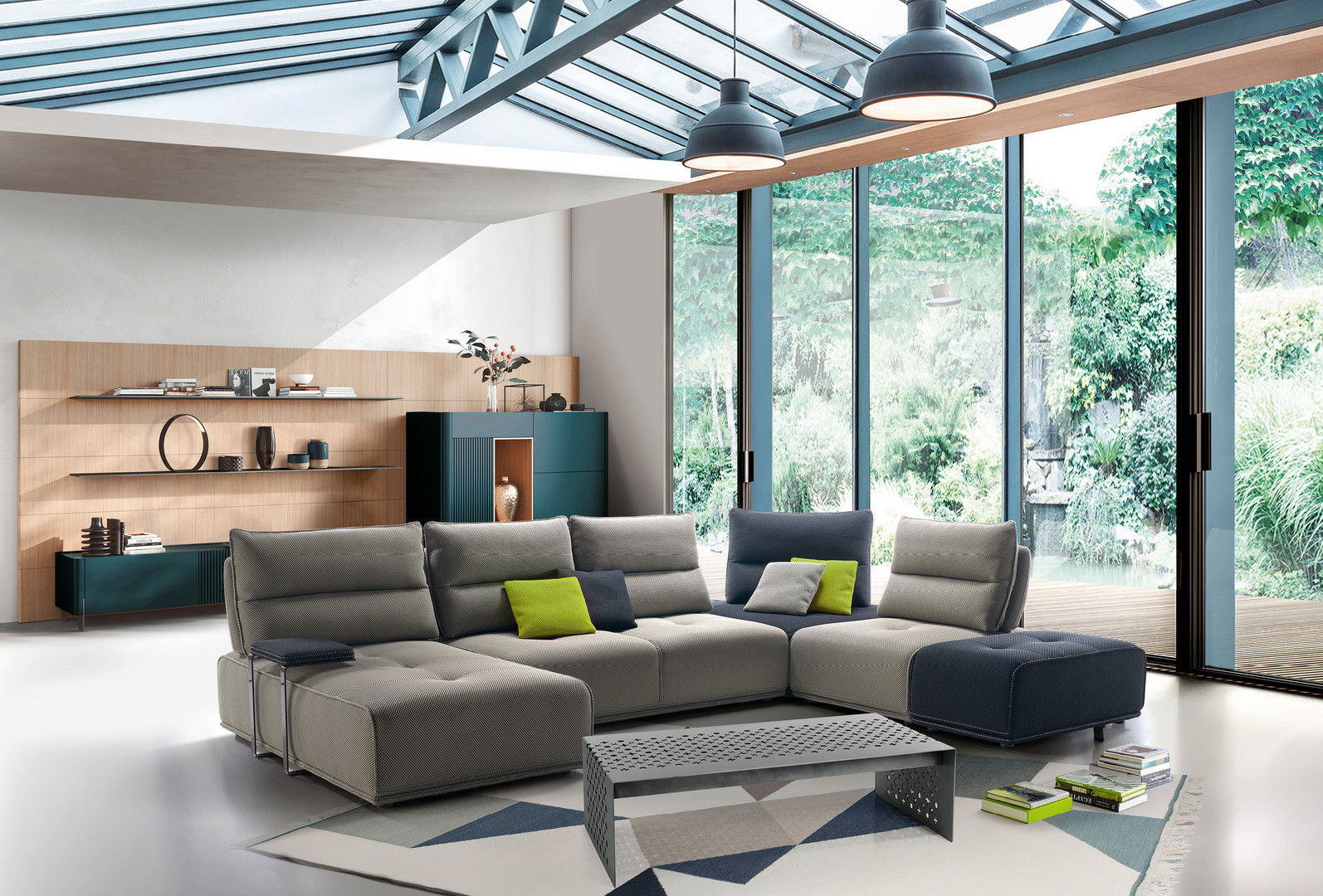 Picture of Chaise longue dossier avance-recule Astrid Product