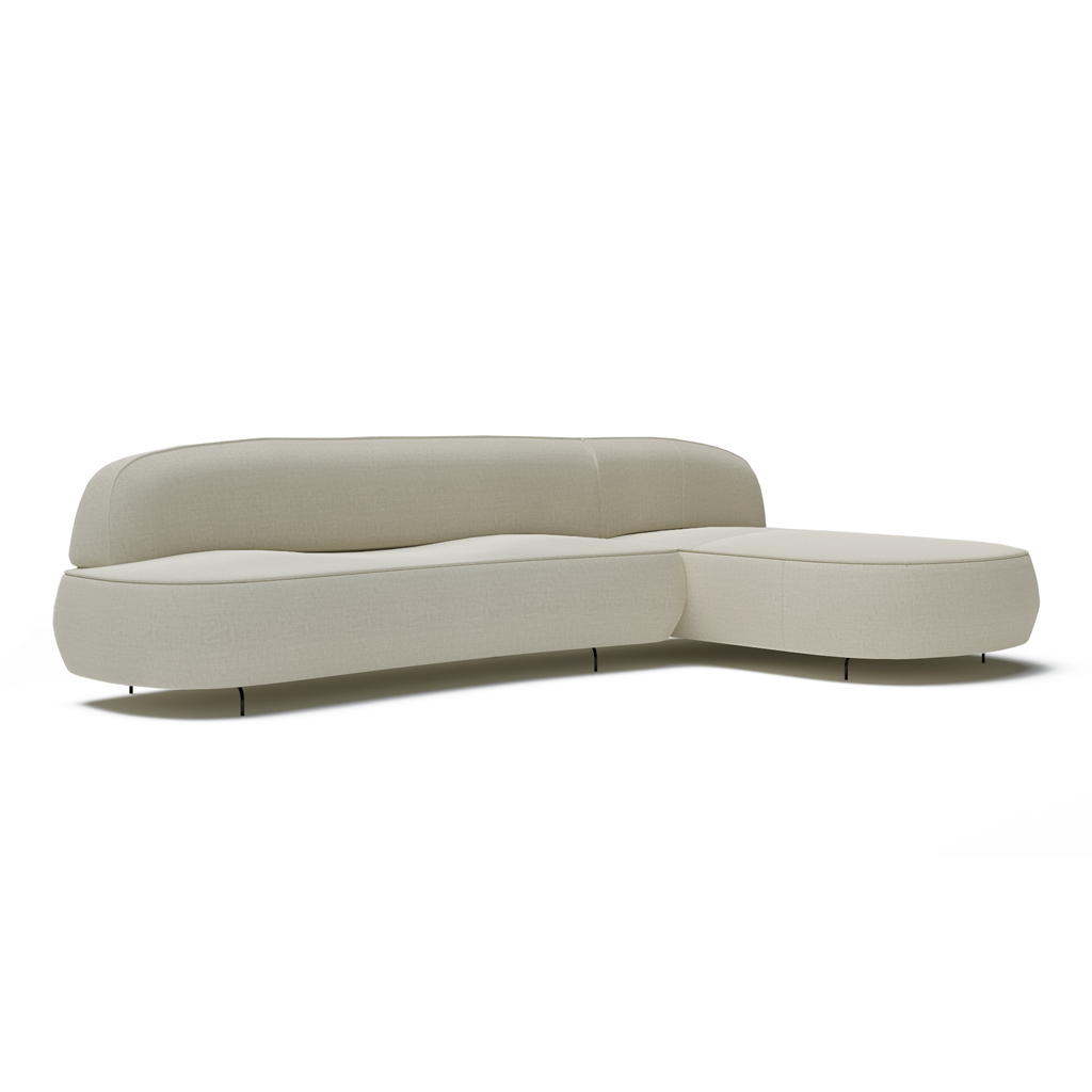 Image de Canapé d'angle chaise longue droite Aria Product