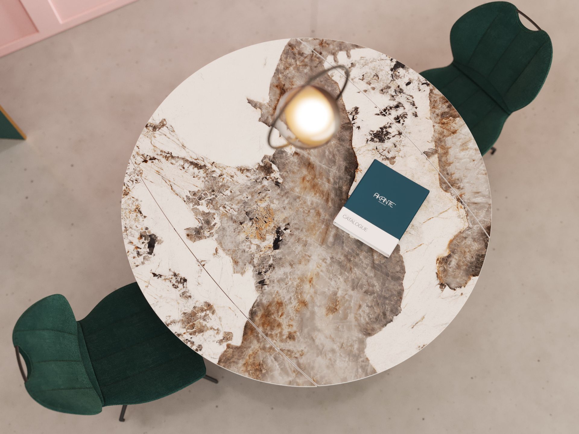 Image de Table repas extensible céramique pied métal L190 Austra Product